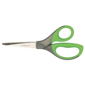 Škare uredske 21cm ELITE zeleno/sive Q-CONNECT