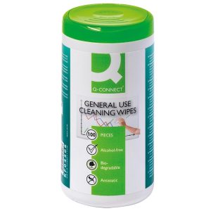 Maramice za čišćenje uredske opreme 100 maramica (nije za monitore) Q-CONNECT