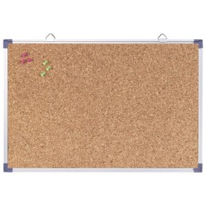Ploča pluto 90x60cm obostrana aluminijski okvir CWB06096A