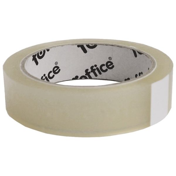 Selotejp 25mm/66m AKRILNA BEŠUMNA 25MY FOROFFICE PROZIRNA