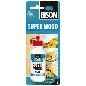 Ljepilo za drvo 75g Superwood Bison 1539029 blister