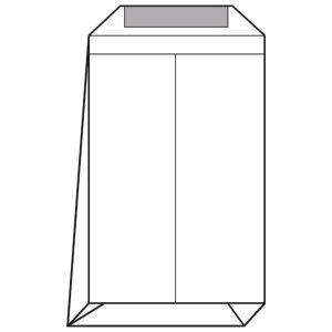 Kuverte - vrećice B4-BB 250x353mm strip križno dno pakiranje od 250 Lipa Mill 12241