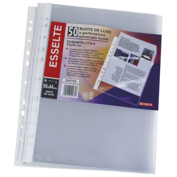 Fascikl uložni A4 90my pp sjajni Copy Safe pk50 Esselte 395097500