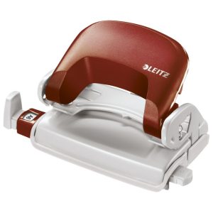 Bušač 2 rupe do 8 listova Leitz 50580125 crveni