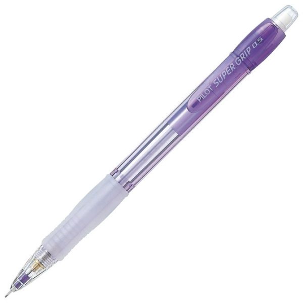 Olovka tehnička 0,5mm Super grip neon Pilot H-185N ljubičasta, 12 komada u kutiji