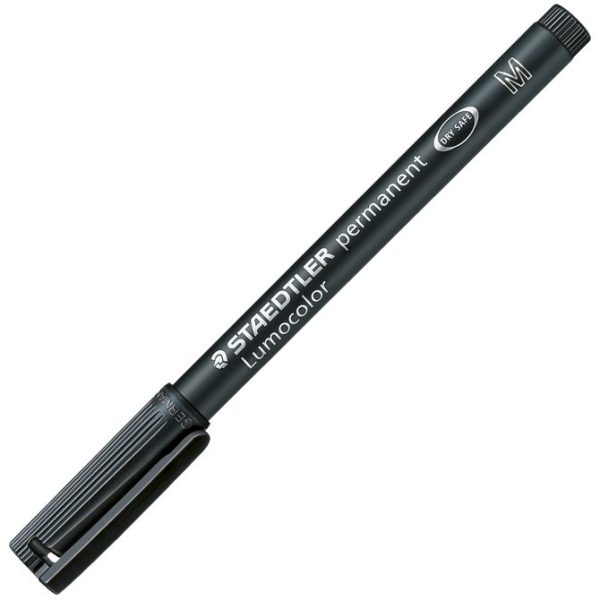 Marker permanentni 1,0mm Lumocolor Staedtler 317-9 crni, 10 komada u kutiji