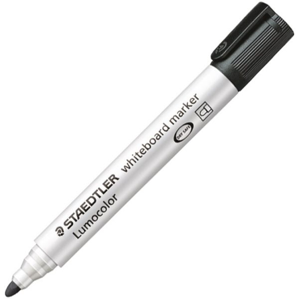 Marker za bijelu ploču 2mm Lumocolor Staedtler 351-9 crni, 10 komada u kutiji