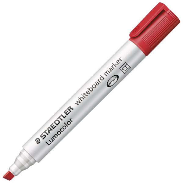 Marker za bijelu ploču 2-5mm Lumocolor Staedtler 351B crveni, 10 komada u kutiji
