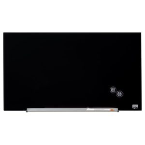 Ploča magnetna 67,7x38,1cm staklena Nobo 1905179 crna