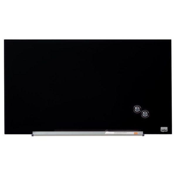 Ploča magnetna 67,7x38,1cm staklena Nobo 1905179 crna