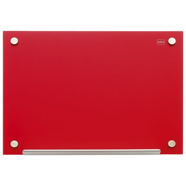 Ploča magnetna 90x60cm staklena Nobo 1903843 crvena