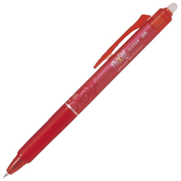 Roler gel 0,5mm Frixion clicker piši-briši Pilot BLRT-FR5-R crveni