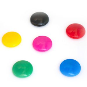 Magneti fi30mm, mix boje, blister pakiranje od 6 komada D.RECT