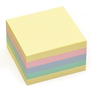 Blok samoljepljivi 75x75mm Pastel 450 listova D.RECT