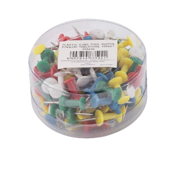 Čavlići u boji za pluto ploču pk100/1 D.RECT