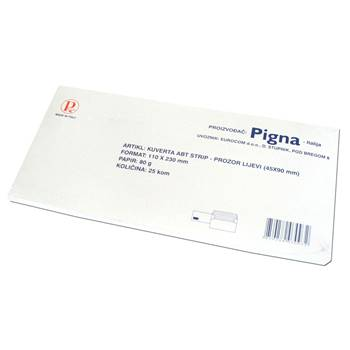 Kuverte ABT-PL strip 80g pakiranje od 25 komada OPTIMA