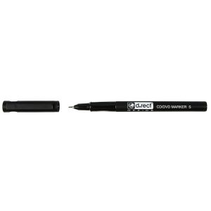Marker D.RECT "S" 0,4mm crni CD/DVD