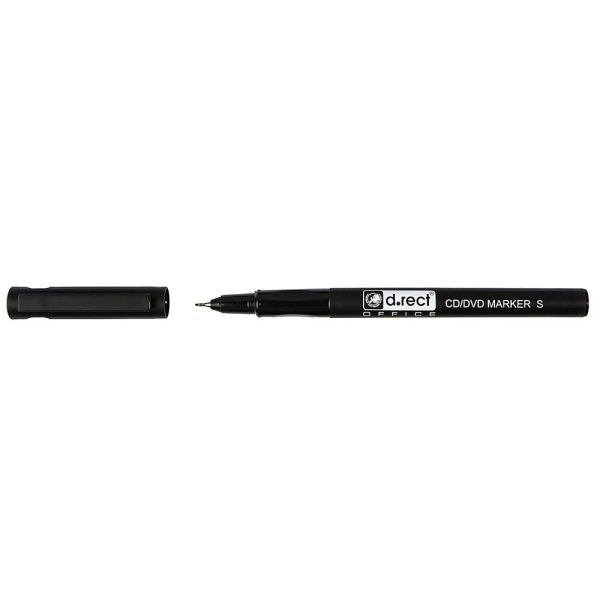 Marker D.RECT "S" 0,4mm crni CD/DVD