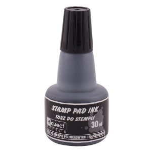 Boja za gumeni žig D.RECT 30ml CRNA