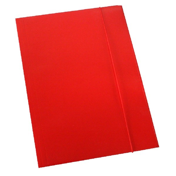 FASCIKL klapa s gumicom karton plastificirani A4 OPTIMA crveni