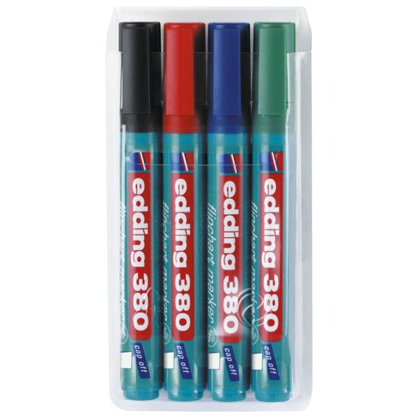 Marker Flipchart 1,5-3mm Edding 380/ 4boje