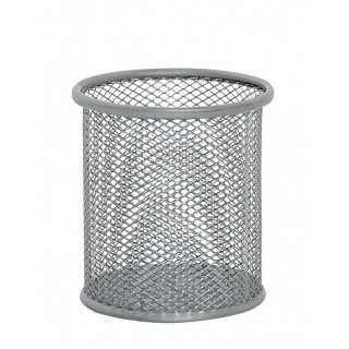 ČAŠA za olovke žičana SREBRNA "Q-CONNECT"