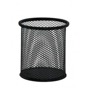 ČAŠA za olovke žičana CRNA "Q-CONNECT"