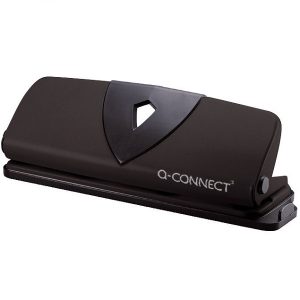 BUŠILICA 4 rupe za 25listova, crna Q-CONNECT