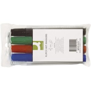 Marker Q-CONNECT flipchart 4boje