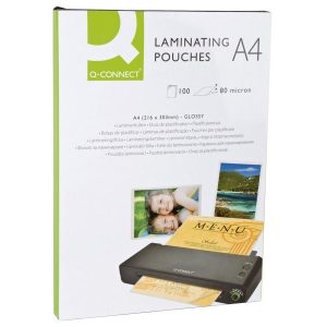 FOLIJA ZA plastificiranje A4 80my pk100 Q-CONNECT KF04114
