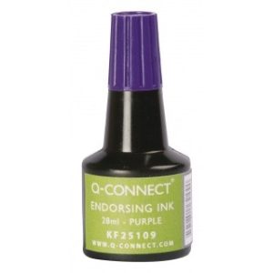 Boja za žig Q-CONNECT 28ml ljubičast Q-CONNECT KF25109