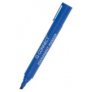 Marker Q-CONNECT plavi 3-5mm kosi vrh