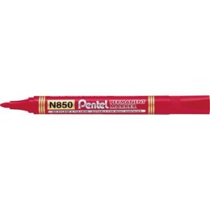Marker perm. PENTEL N850 okrugli vrh crveni