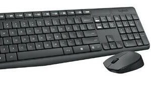 Tipkovnica bežična i miš Logitech MK235 tamnosivi