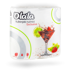 Ručnici papirnati u roli 3sloja 23cm 2/1 Ola’la Exclusive Koktel