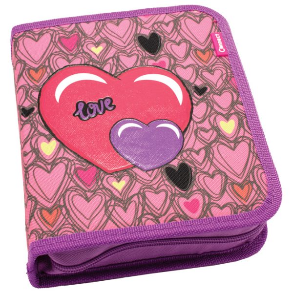 Pernica puna 1zip 2preklopa Pink Love 1B 23.Connect