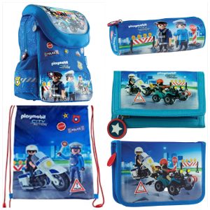 Torba školska anatomska set 5/1 PlayMobil Policeman 502020091