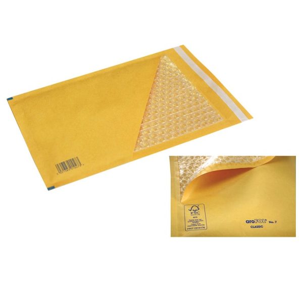 Kuverte sa zračnim jastukom 10x16,5cm "A" smeđe