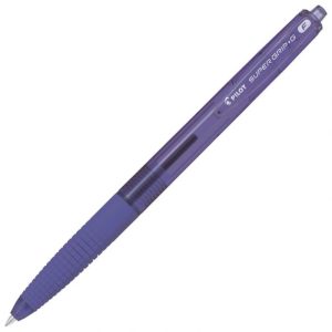OLOVKA KEMIJSKA SUPER GRIP G RETRACTABLE PILOT BPGG-8R-F LJUBIČASTA, 12 komada u kutiji