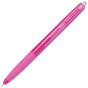 OLOVKA KEMIJSKA SUPER GRIP G RETRACTABLE PILOT BPGG-8R-F ROZA, 12 komada u kutiji