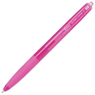 OLOVKA KEMIJSKA SUPER GRIP G RETRACTABLE PILOT BPGG-8R-F ROZA, 12 komada u kutiji
