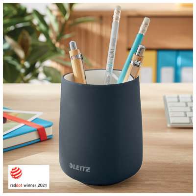 Čaša Za Olovke Keramička Okrugla Fi-8,5xH10,8cm Cosy Leitz 53290061 Siva