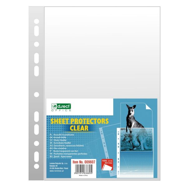 Fascikl uložni A4 40my sjajni pakiranje 100 komada  D.RECT