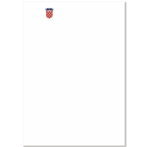 Obrazac memorandum A4 grb sa lijeve strane