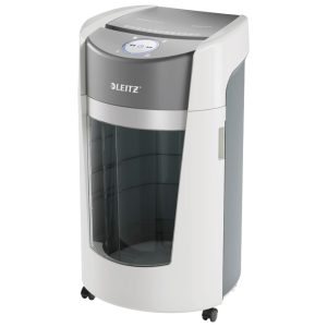 Uništavač dokumentacije 10 listova Micro Cut IQ OptiMax Office Leitz 8360-00-00 bijelo/sivi