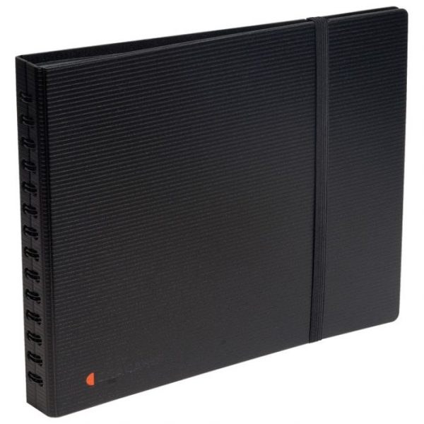 Album za vizitke 240 kartica s gumicom 25x20cm Exactive Exacompta 75134e