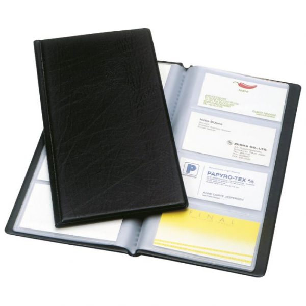 Album za vizitke 128 kartica ESSELTE 56837 CRNI