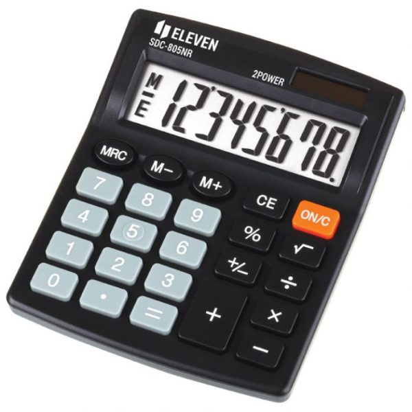 Kalkulator komercijalni  8mjesta Eleven SDC-805NR Crni