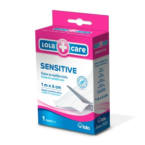 LOLA CARE Sensitive Flasteri 6cmx1m na rezanje