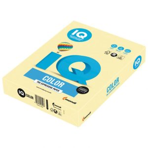 Papir IQ Pastel A4 80g pakiranje od 500 listova MONDI YE23 SVIJETLOŽUTI